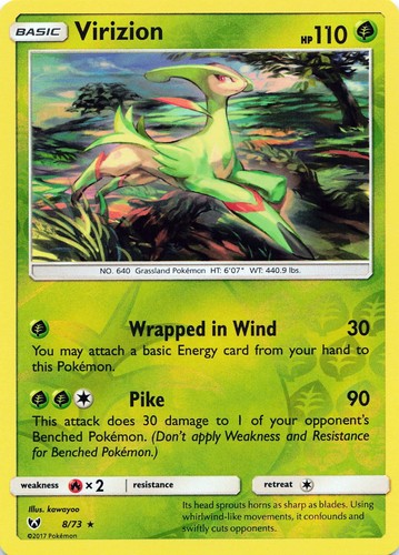 Pokémon tcg virizion 73 - pokémon,