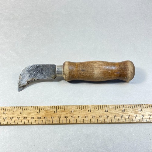 Coltello linoleum vintage red - vintage,