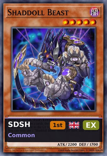 Shaddoll bestia sdsh - sdsh-008, 1°