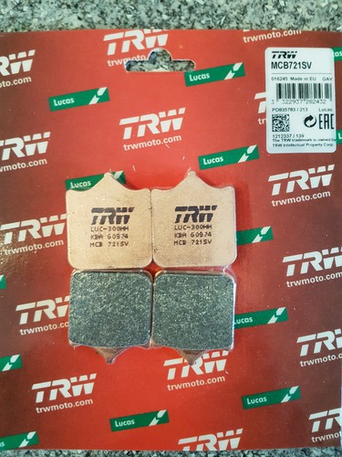 Pastiglie freno anteriori trw - pastiglie,