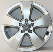 1 CERCHIO IN LEGA 6 X 17 " AUDI A3 S3 ORIGINALE SILVER RIVERNICIATO 8V0601025C