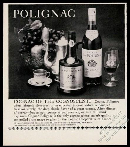 1960 polignac cognac principe - polignac,