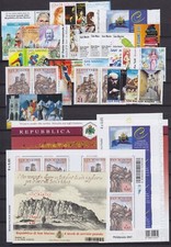 San Marino annata 2007 - 32 val. + 4 BF + em. cong. Slovacchia nuovi** integri