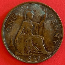 Moneta One Penny 1946 Re