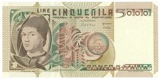 5000 LIRE RITRATTO D'UOMO