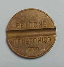GETTONE TELEFONICO SENZA SEGNO DI ZECCA NUMERO DI SERIE 7009 RARO