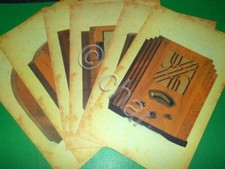 Lotto Serie 6 Cartoline Radio