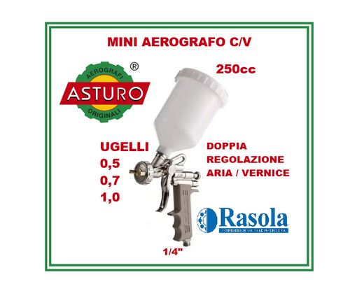 Asturo aerografo mini - asturo, c/v