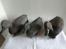 Anatra Papera Galleggiante Richiamo  3 Pezzi Brevettato, vintage
