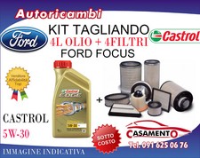 KIT TAGLIANDO FORD FOCUS 1.5 TDCI 88KW - 4 FILTRI + 4L OLIO CASTROL 5W30