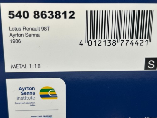 Minichamps 540 863812 ayrton - 540,
