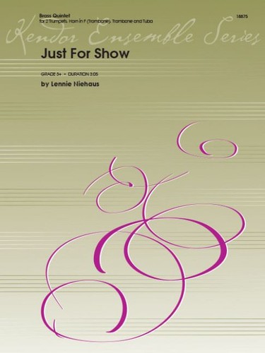 Just for show - just, and
