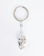 Portachiavi argento con - argento,