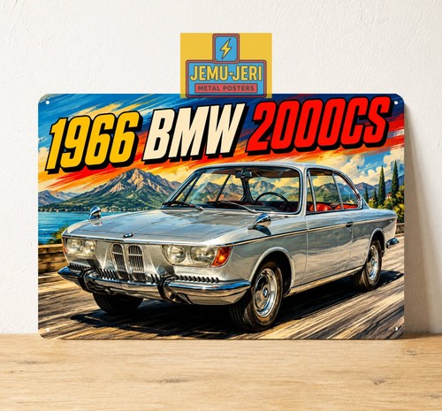 Poster insegna metallo auto - insegna,