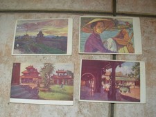 INDOCHINE LOT DE 4  CPA