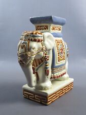 Statua elefante maiolica