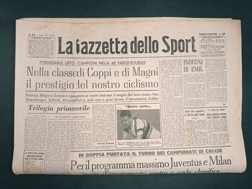 Gazzetta dello sport 85 - la,
