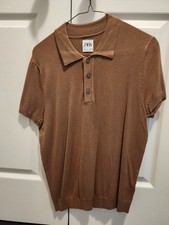 Zara Men's Casual Knit Polo