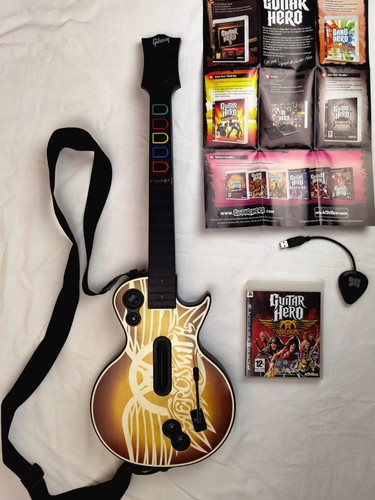 Guitar hero aerosmith ps3 set - guitar,