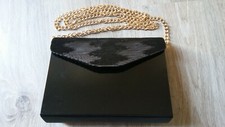 Borsa Clutch nera  vintage da