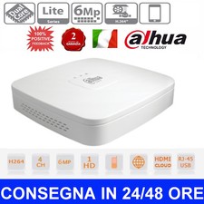 NVR 4 CANALI IP 6MP DAHUA