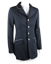  Tosoni giacca equitazione gara concorso donna blu colletto velluto taglia 40