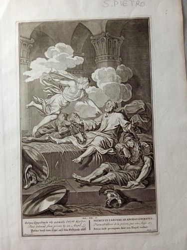 Antica incisione rame - rame, 1728
