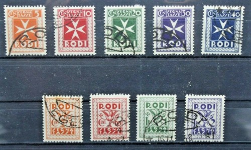 Rodi egeo 1934 segnatasse - rodi,