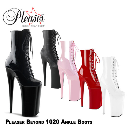 Stivaletti stringati pleaser - stivaletti,