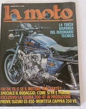LA MOTO 3 1979  rivista - Suzuki GS 850 - Montesa Cappra 250 VE - Gilera 200 4T
