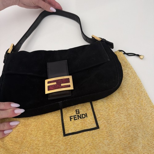 Baguette fendi camoscio - fendi,