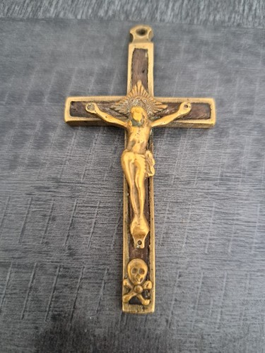 Antico crocifisso metallo - in, _