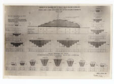 Napoli Progetto taglio collina di Posillipo Foto originale dei disegni 1924 L435