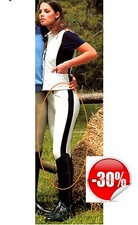 KOALA Pantalone pantaloni equitazione LORENA donna bianco e blu made in Italy