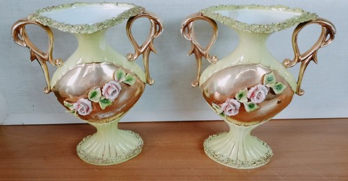 Coppia vasi vintage - coppia, anni