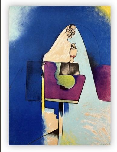 Gianni dova 1978 lithograph - dova,