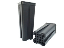 VASI PLASTICA QUADRATI  7x7x18