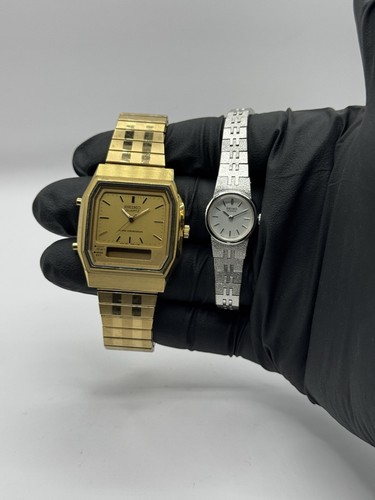 Seiko quartz vintage ana digi - vintage, ana-digi