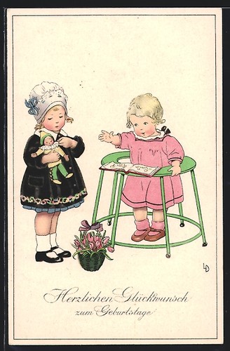 Cartolina artistica lia - artistica,