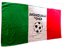 ITALIA 90 - Mondiali 1990 calcio - telo mare spugna cotone splendido grande Ibas