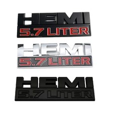 Per HEMI 5.7 LITRI Badge for Dodge RAM1500 2500 5.7L Displacement Emblema Accessori