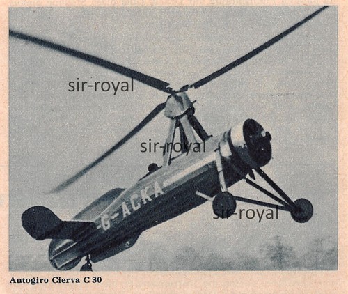 Autogiro cierva ex - autogiro,