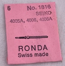 1X=1 Stem NOS Seiko 4005A 4006 4006A Ronda 1816 Tija Tige Stem 4005 A 4006 A