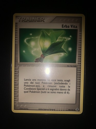 Erba vita carta pokemon - carta,
