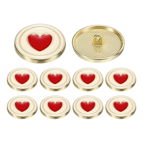10pzs botones metal marco