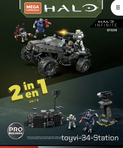 Mega construx halo gyg59 set - construx,
