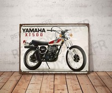 Plaque métal vintage Yamaha