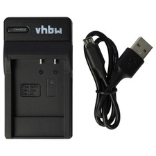Caricabatterie USB per Sanyo Xacti VPC-C6 VPC-C5 VPC-CA8 VPC-CA6 ACTIVE 4,2V
