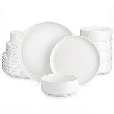 Set piatti porcellana bianca 6