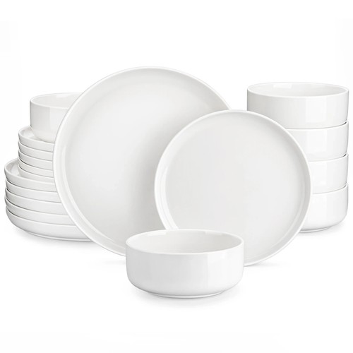 Set piatti porcellana bianca - , 6